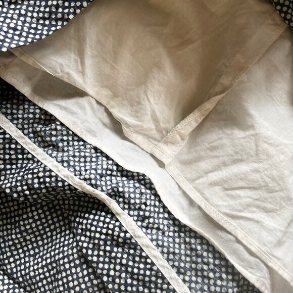 J.Crew Micro Polka Dot Black/WHite Strapless Dress Size 10 - Picture 4 of 5